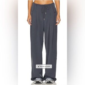 Lioness Slouch Tie Up Pant in Slate